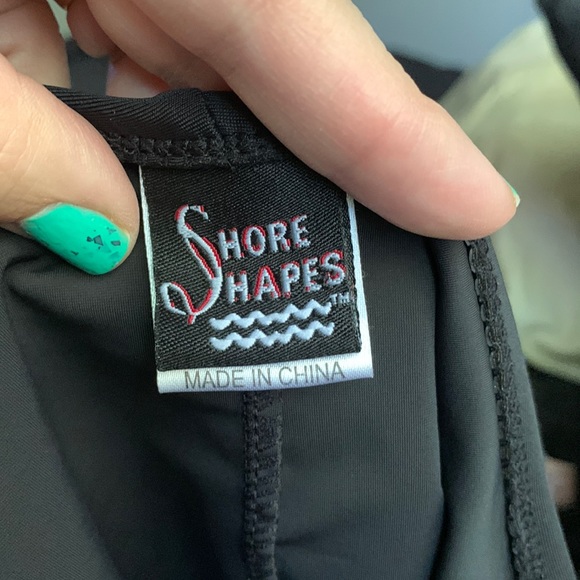 Shores Shapes black bathing suit skirt bottoms only size 12 modest - Picture 8 of 16